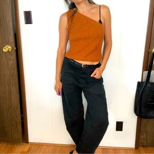 Free People Beach One-Shoulder Knit Top